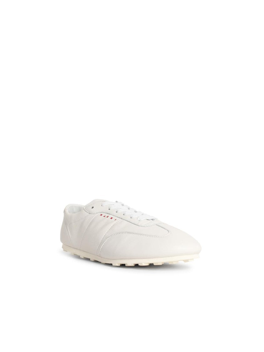 Marni White Leather Sneakers
