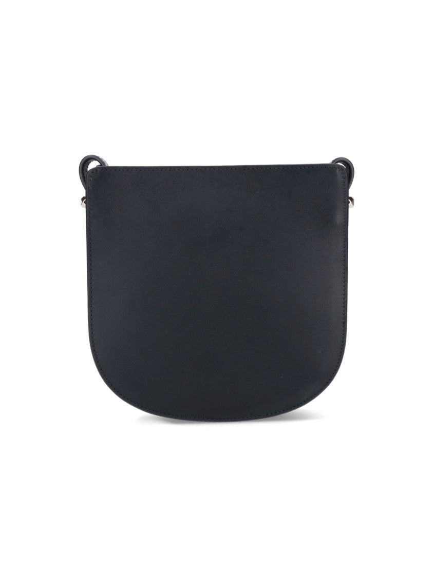 A.P.C. "Genève" Crossbody Bag – Black