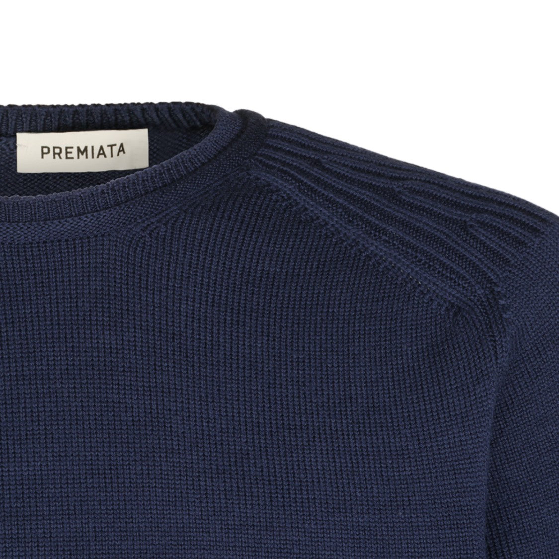 Premiata Textured Knit Sweater With Classic Crew Neckline