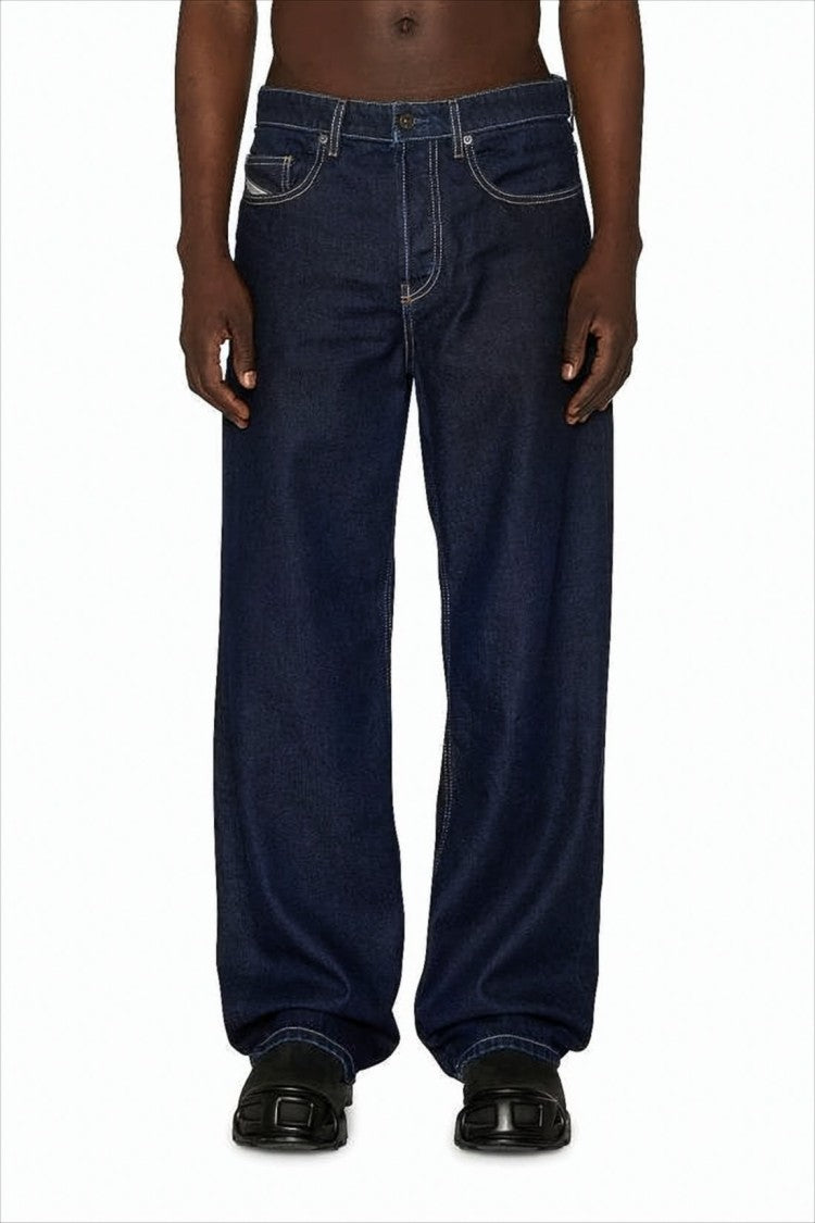 Diesel Loose-Fit Wide-Leg Denim Pants