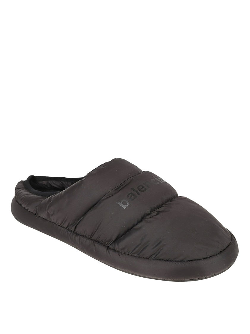 Balenciaga Quilted Slip-On Sandals With Minimalistic Silhouette