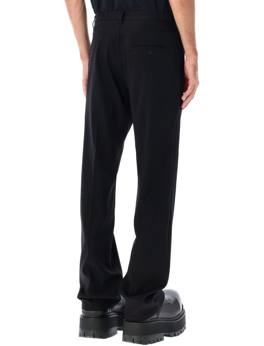 Balenciaga Straight Fit Stretch Twill Tailored Pants