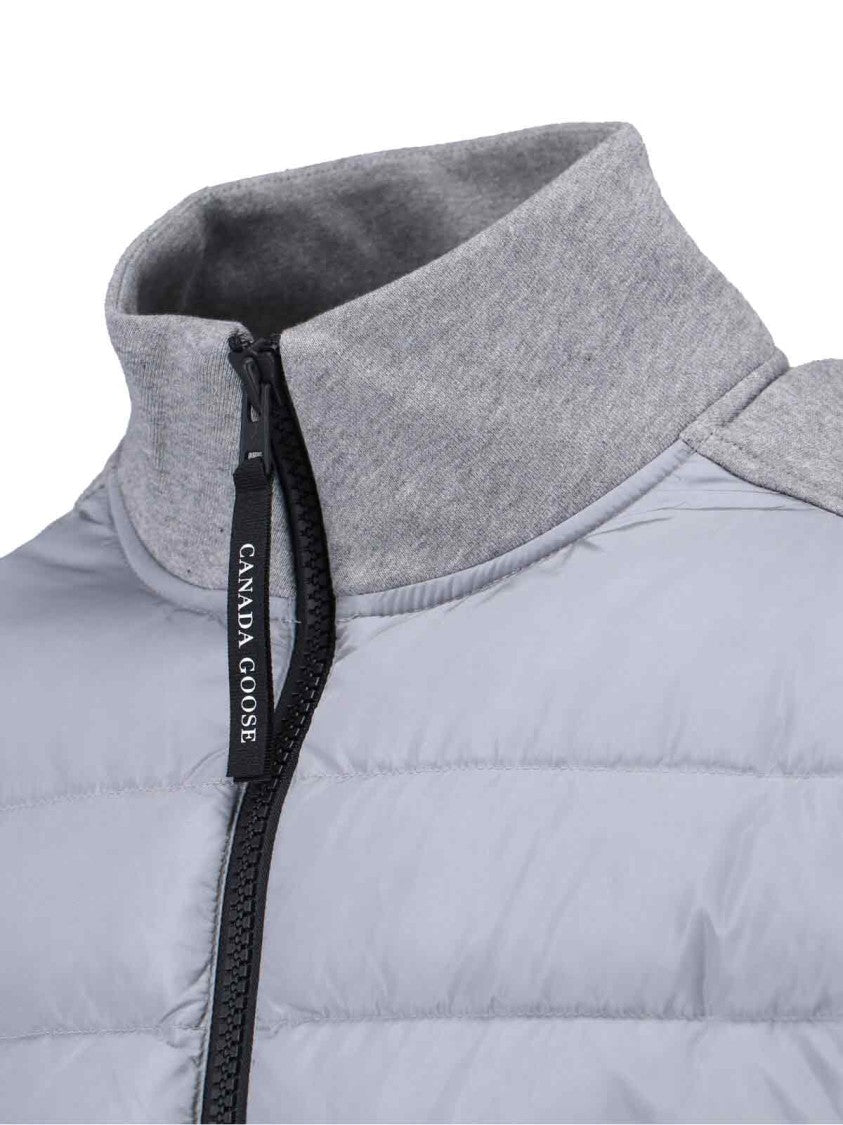 Canada Goose Quilted Front Panel Casual Jacket With High Collar