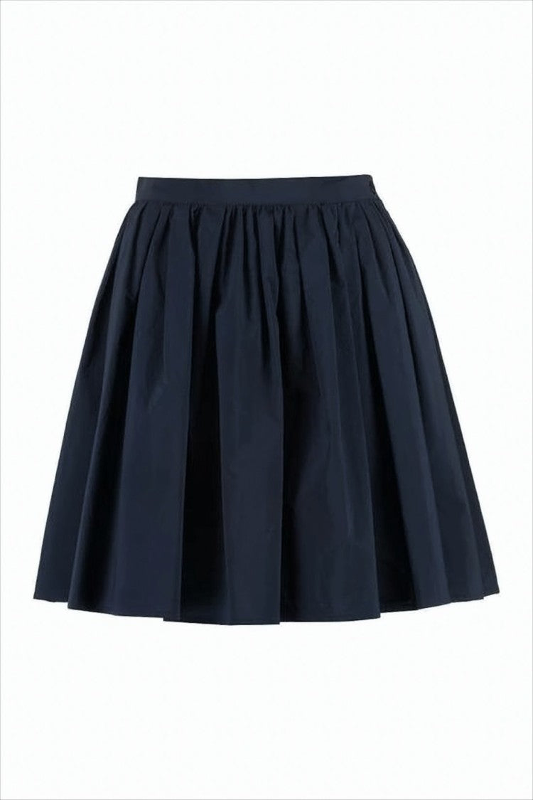 Moncler Gathered Mini Skirt With Structured Waistband