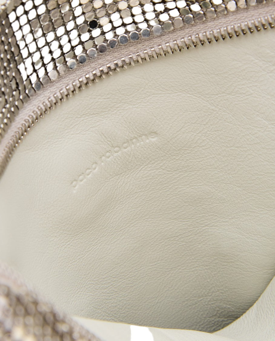 Rabanne Pixel Tube Aluminum Shoulder Bag