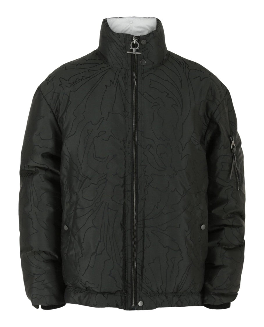 Ferragamo Abstract Print Quilted Jacket