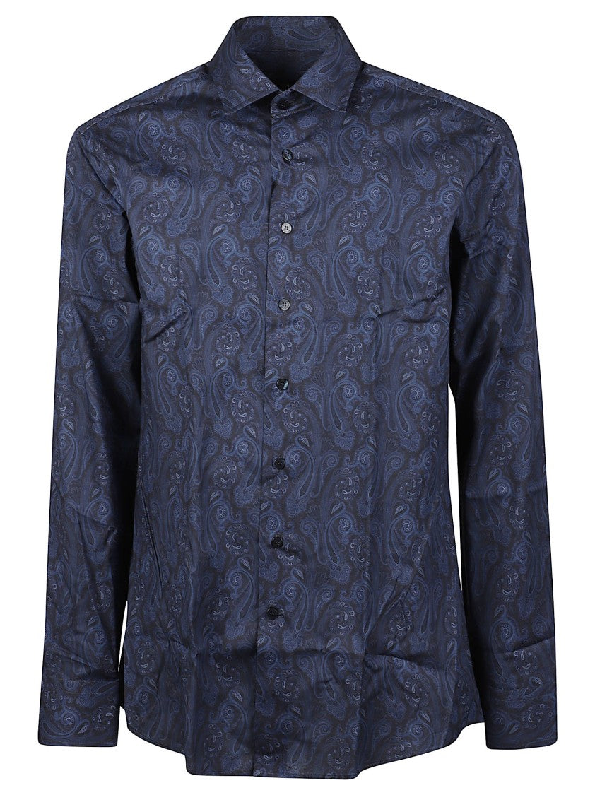Etro Roma Paisley Cotton-Blend Shirt