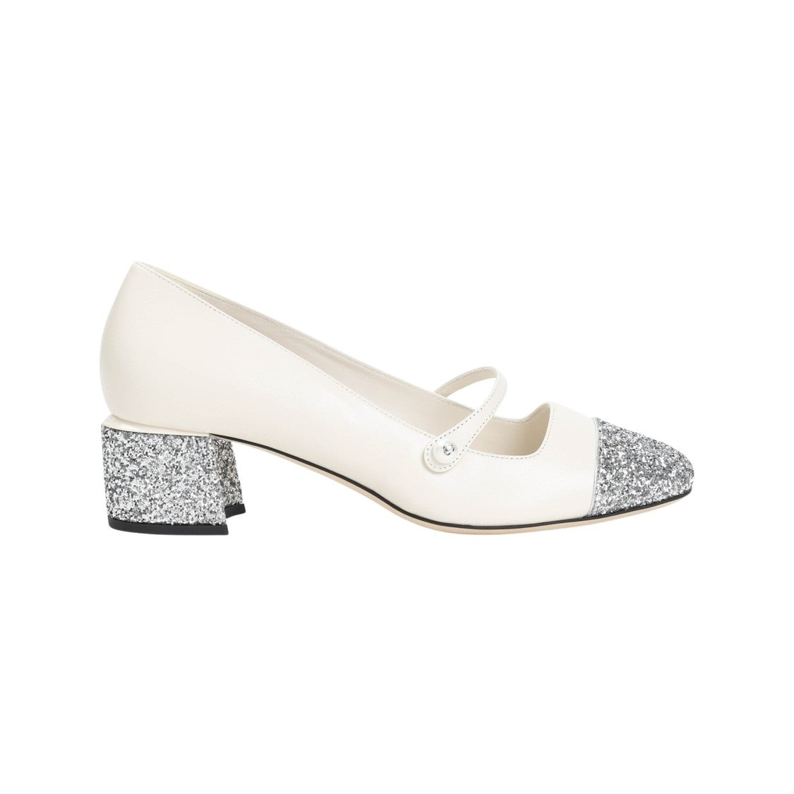 Jimmy Choo Elisa 45 Beige Nappa Leather Pumps