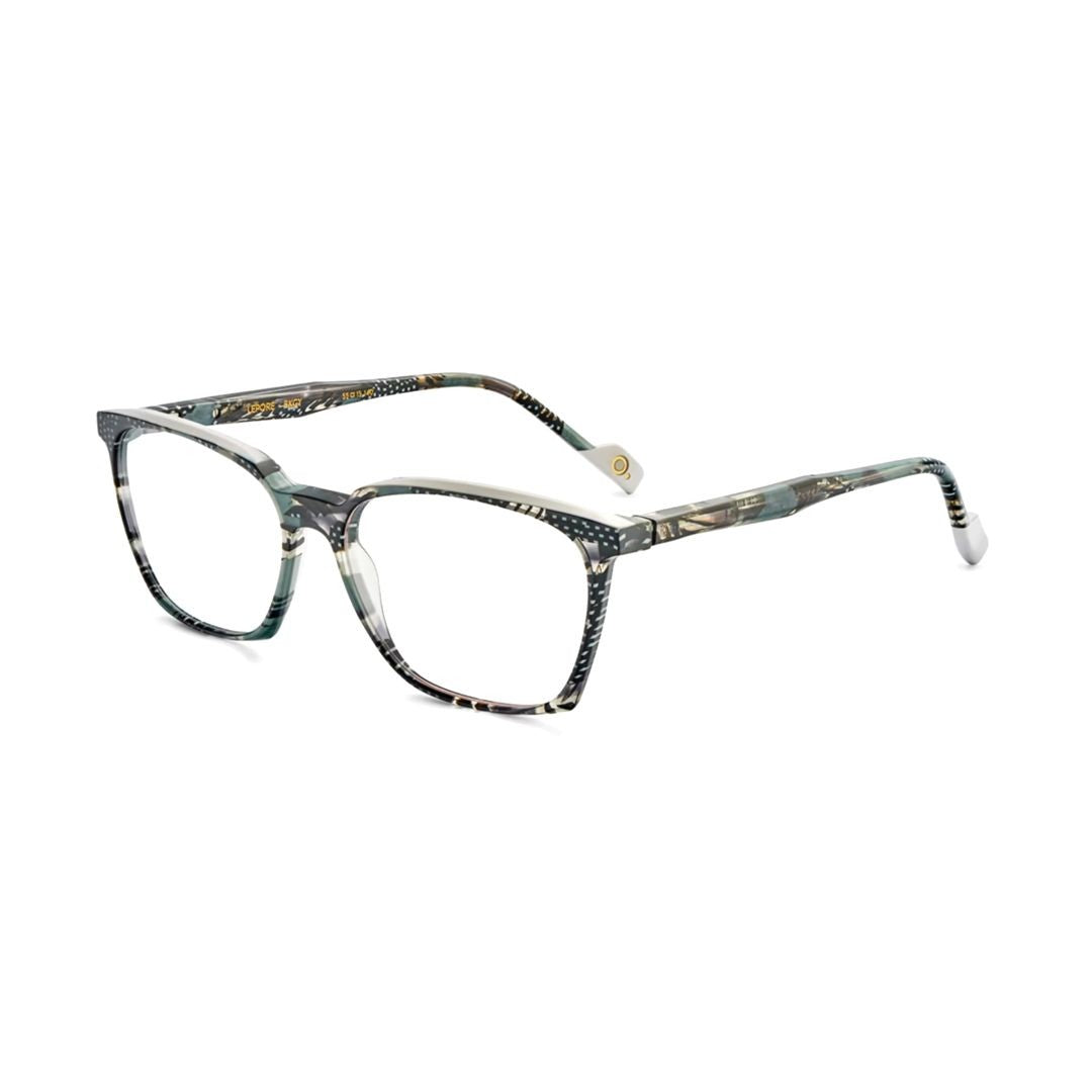 Etnia Barcelona Lepore Square Frame Eyeglasses With Patterned Acetate