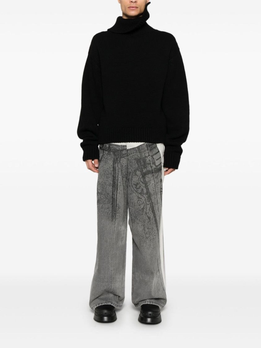 Airei Roll Neck Wool-Cashmere Blend Sweatshirt