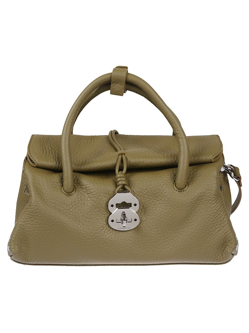 Zanellato Structured Leather Handbag With Textured Finish