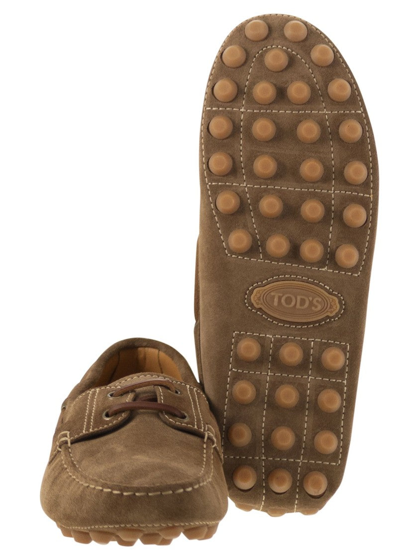 Tod's Rubber Bubble Suede Boat