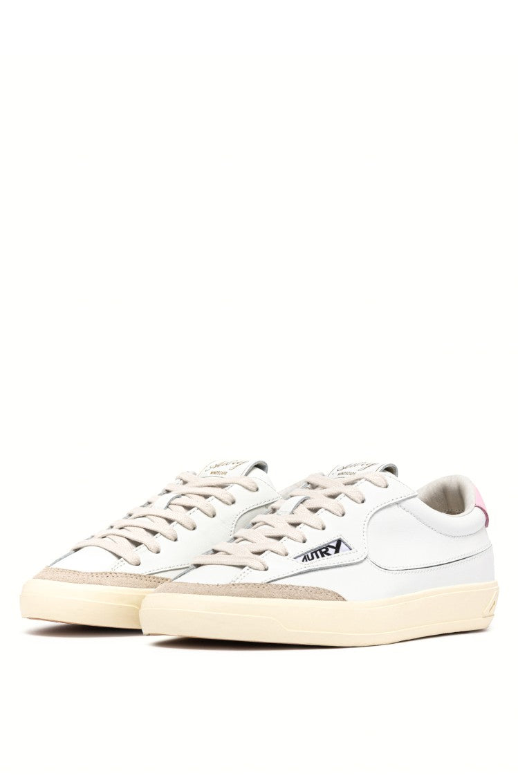 Autry Pink Windscape Leather Sneakers