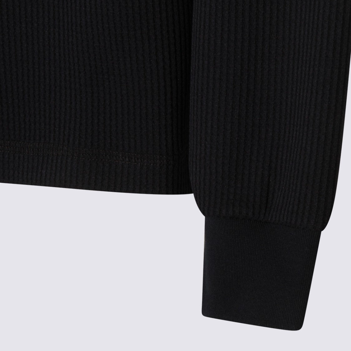 Laminar Ribbed Crew Neck Sweater With Relaxed Fit