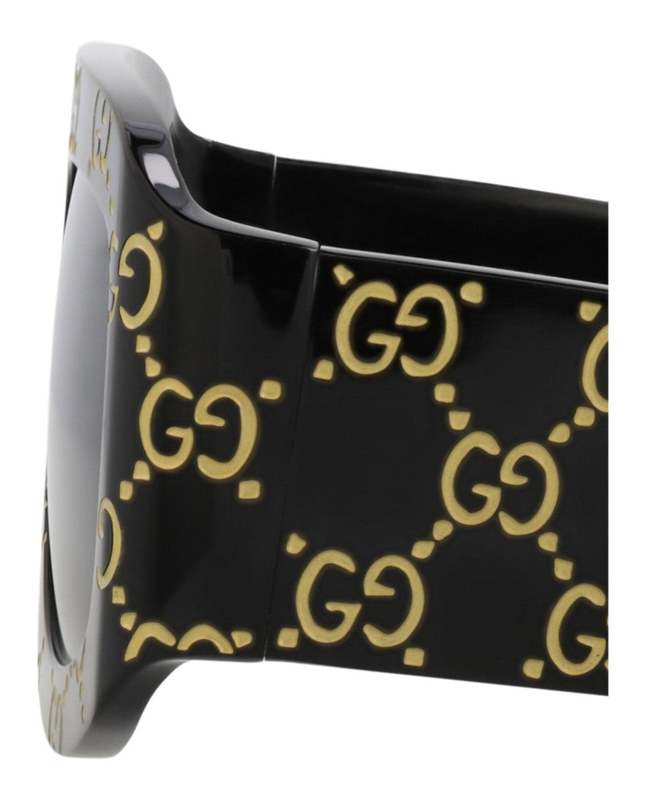 Gucci Shield-Frame Recycled Acetate Sunglasses