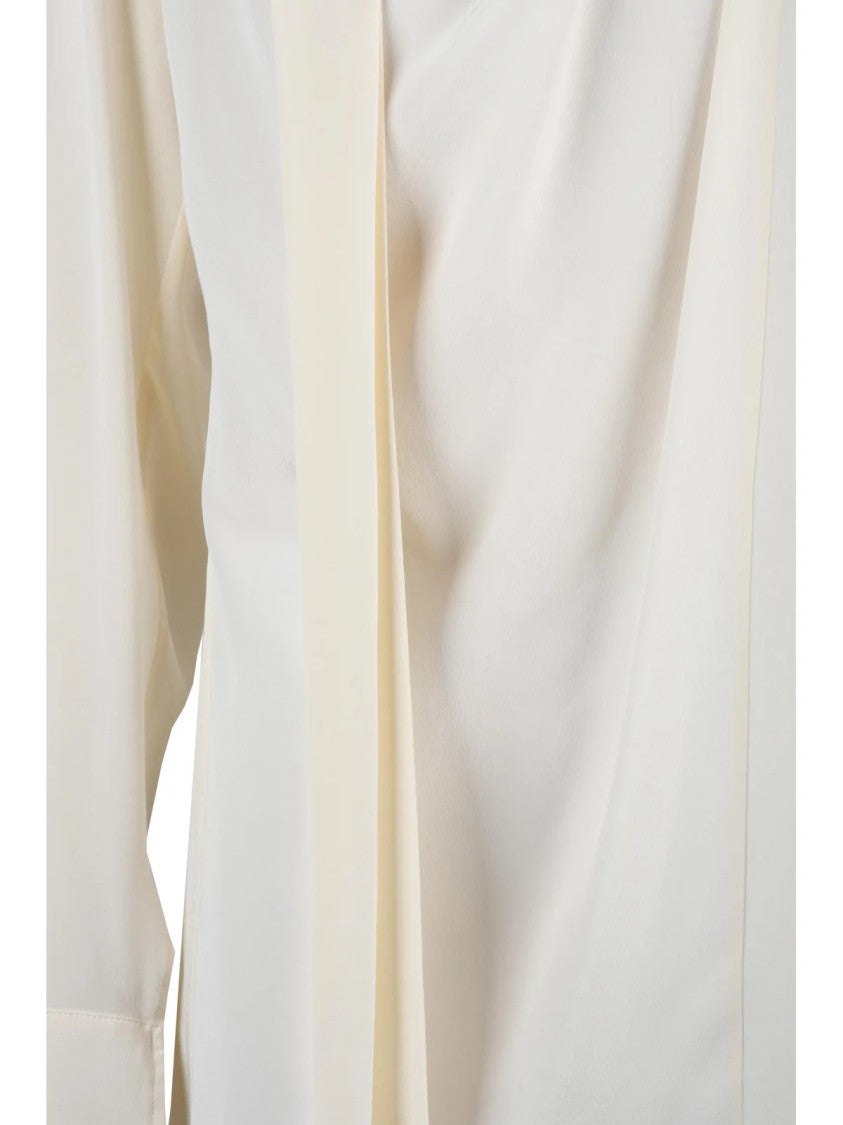 Victoria Beckham White Silk Women Blouse