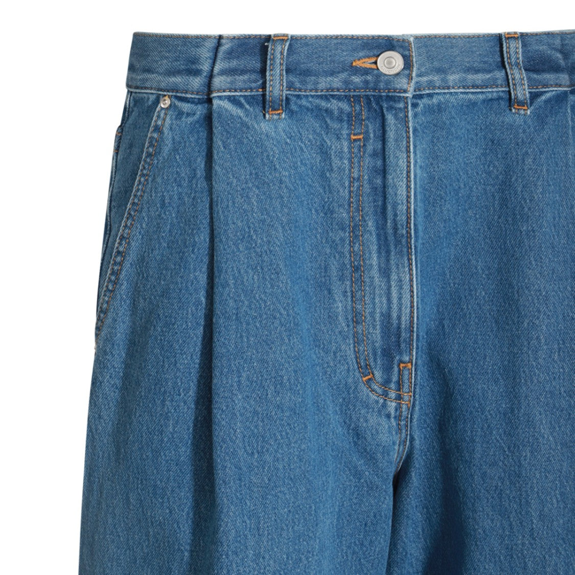 Givenchy Straight-Leg Blue Denim Jeans With Signature Structure