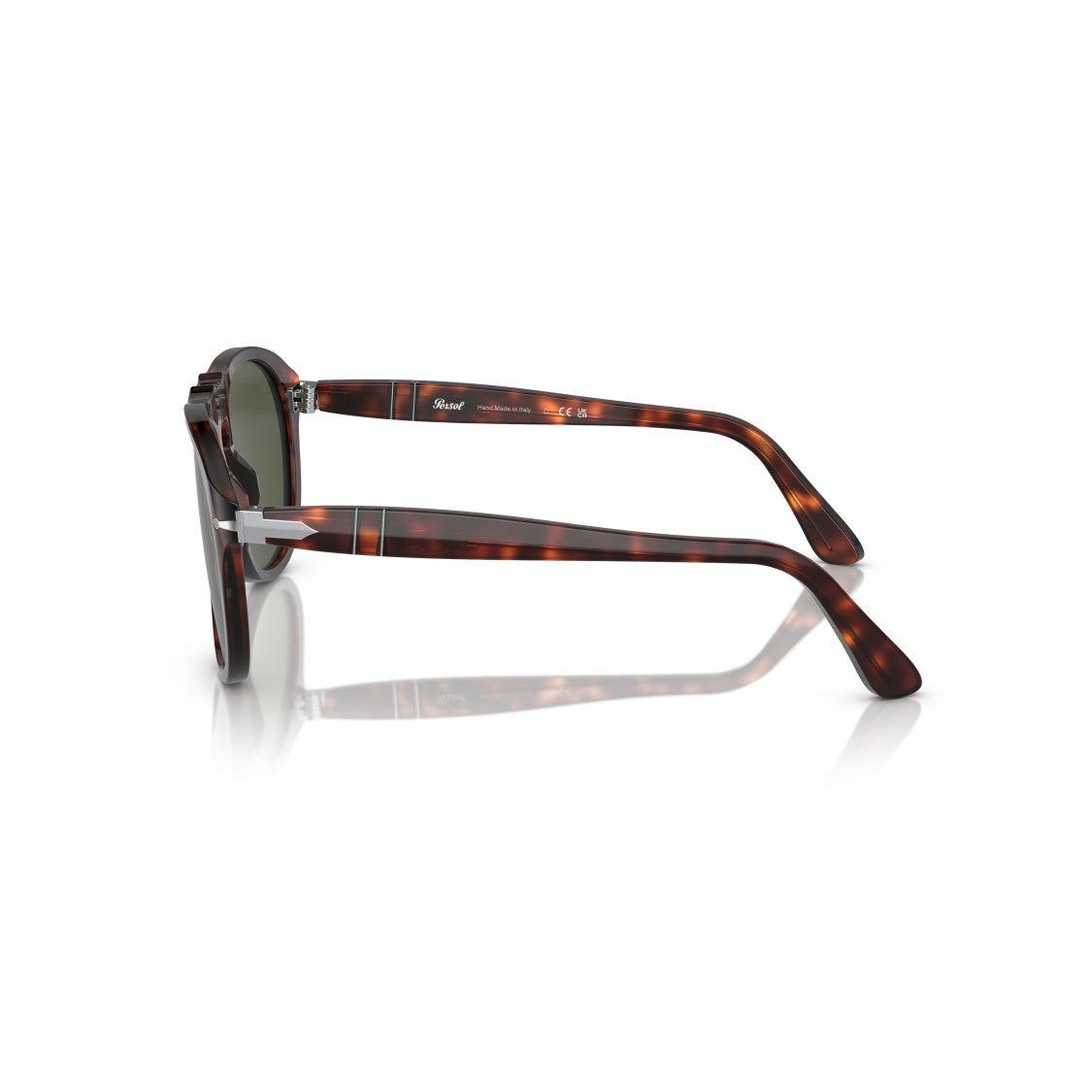 Persol 0Po0649 Classic Aviator Sunglasses With Tortoiseshell Frame