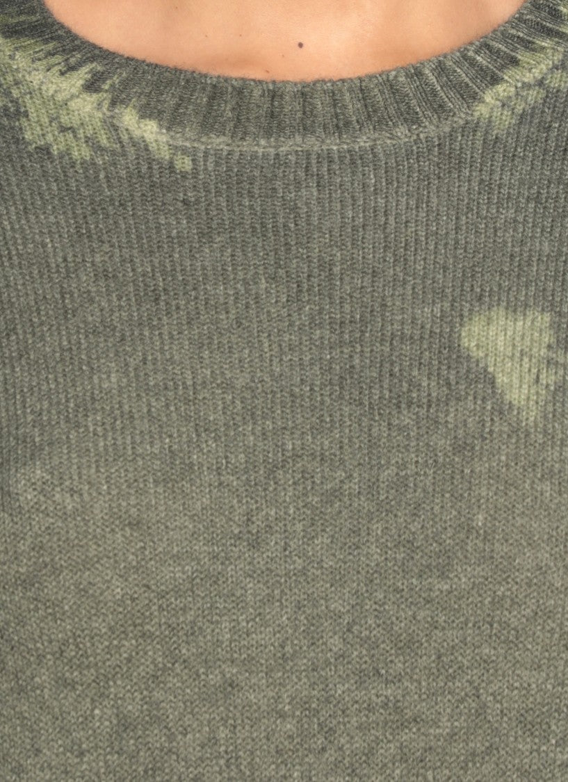 Avant Toi Textured Cashmere Sweater With Artistic Patterns
