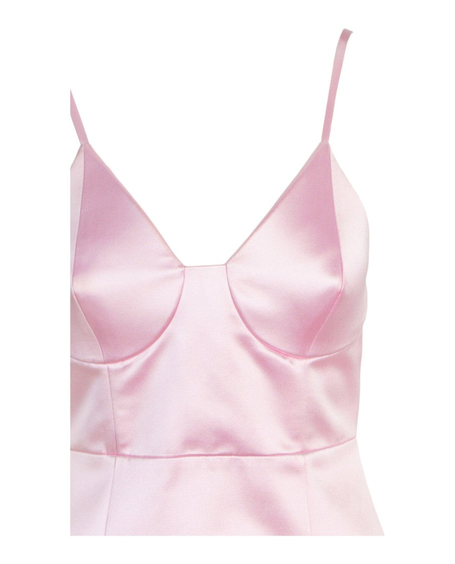 Gucci Silk Duchesse Midi Sleeveless Dress