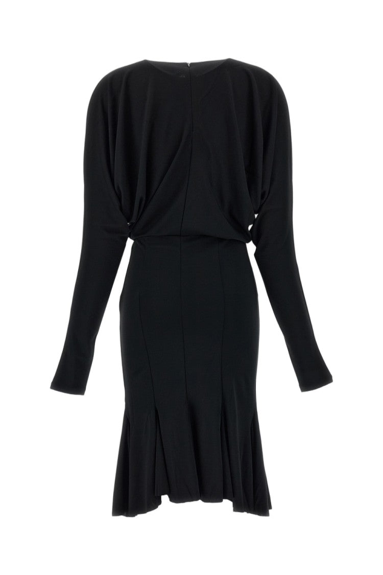 Jacquemus Black La Robe Losange Jersey Midi Dress