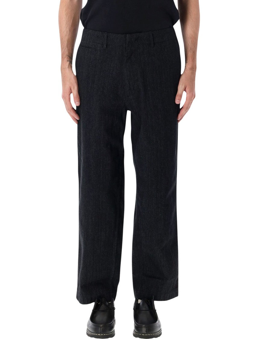 Namamica Relaxed Fit Classic Waistband Wide-Leg Jeans