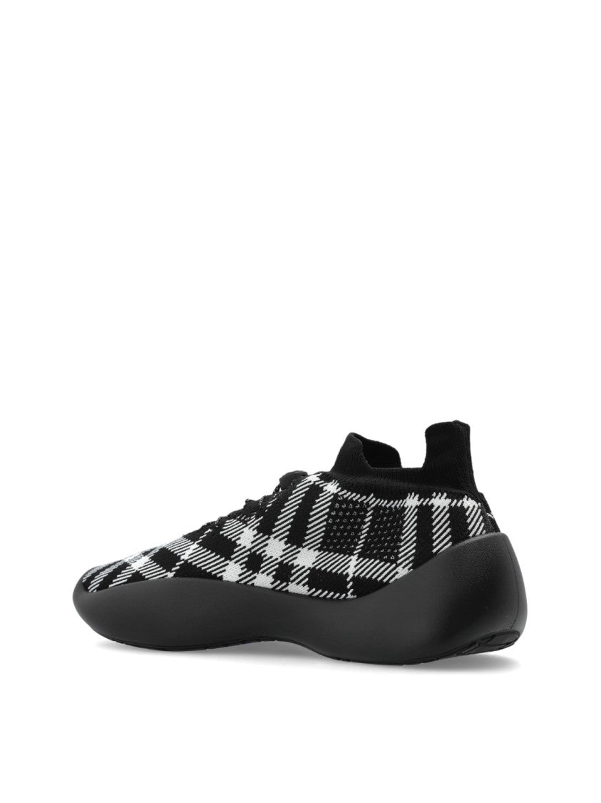 Burberry Neptune Check Logo Sneakers