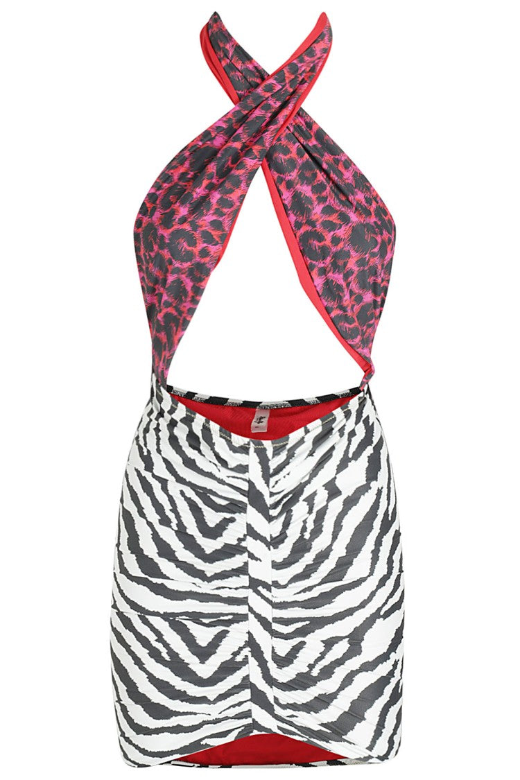 Reina Olga Stallion Mini Dress