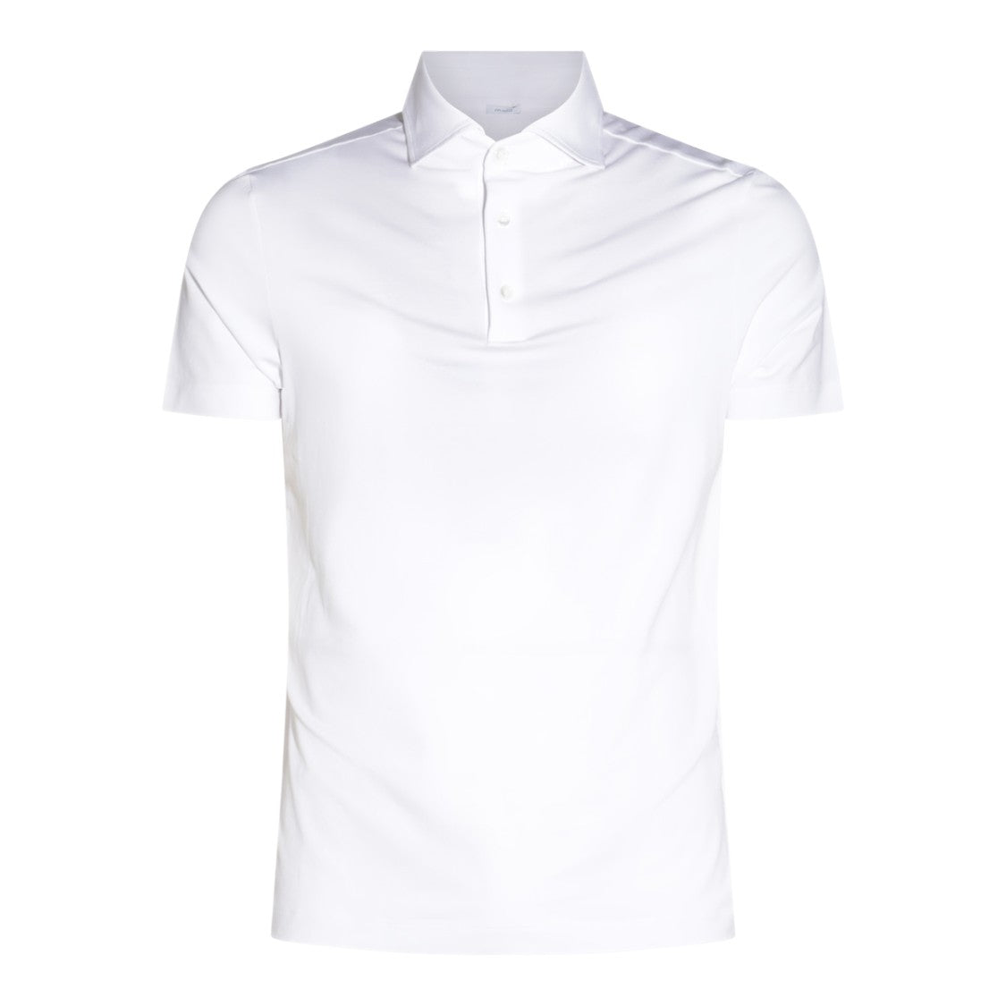 Malo Smooth Cotton White Polo Shirt