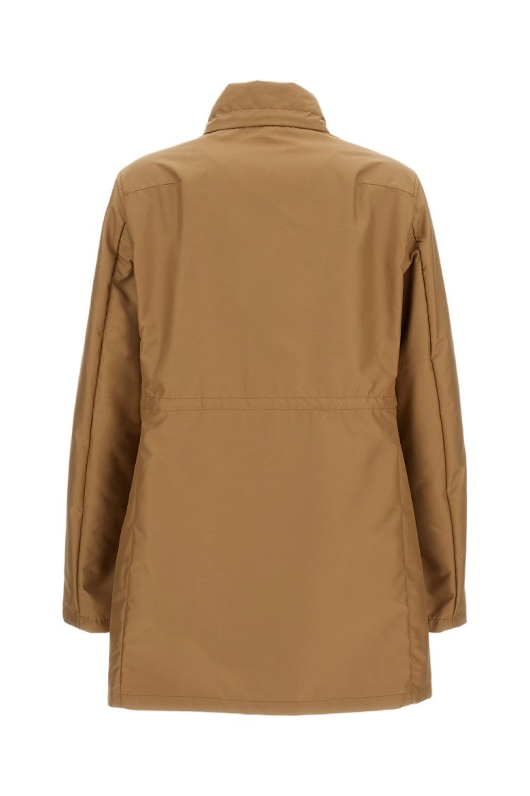 Fay Water-Repellent Poplin Overcoat With Adjustable Features