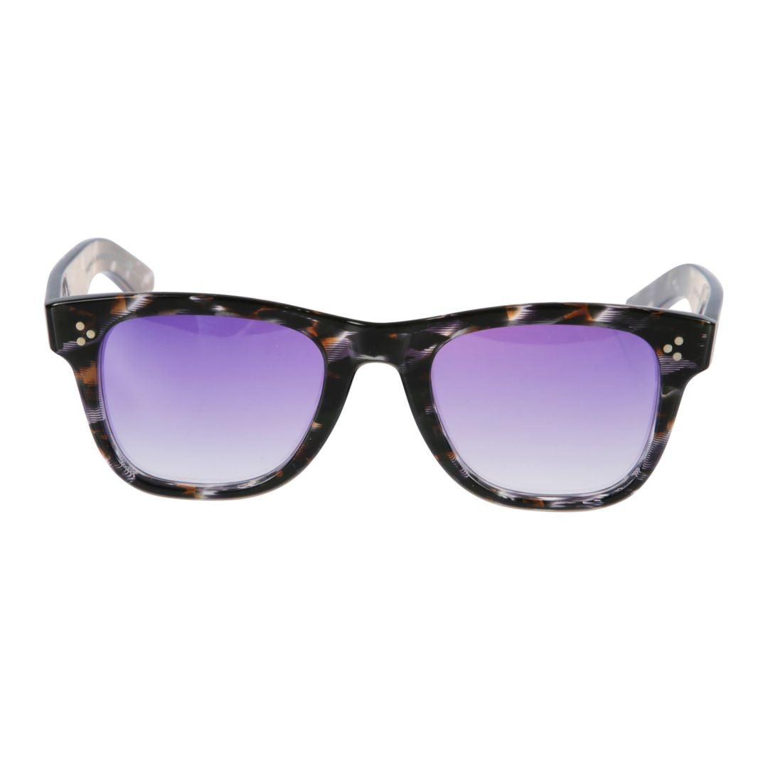 Kador Purple Voyager 23 Gradient Tortoiseshell Square Sunglasses