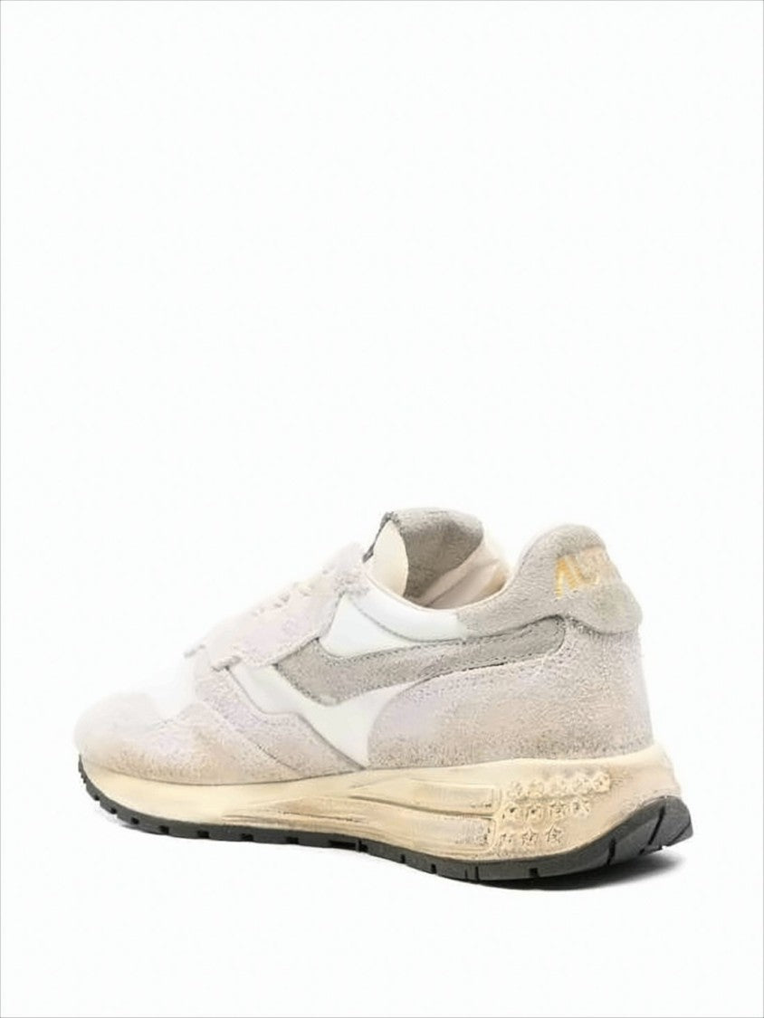 Autry Low-Top Suede And Nylon Sneakers With Cushioned Midsole