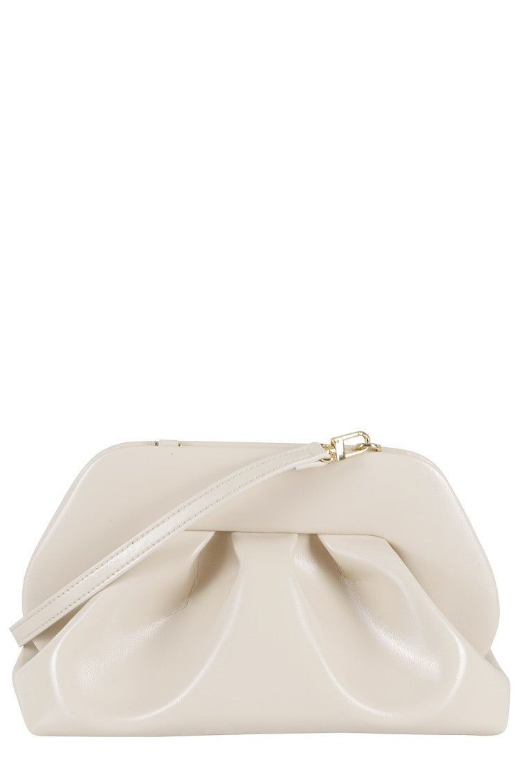 Themoirè Shell-Colored Tia Bag With Adjustable Strap