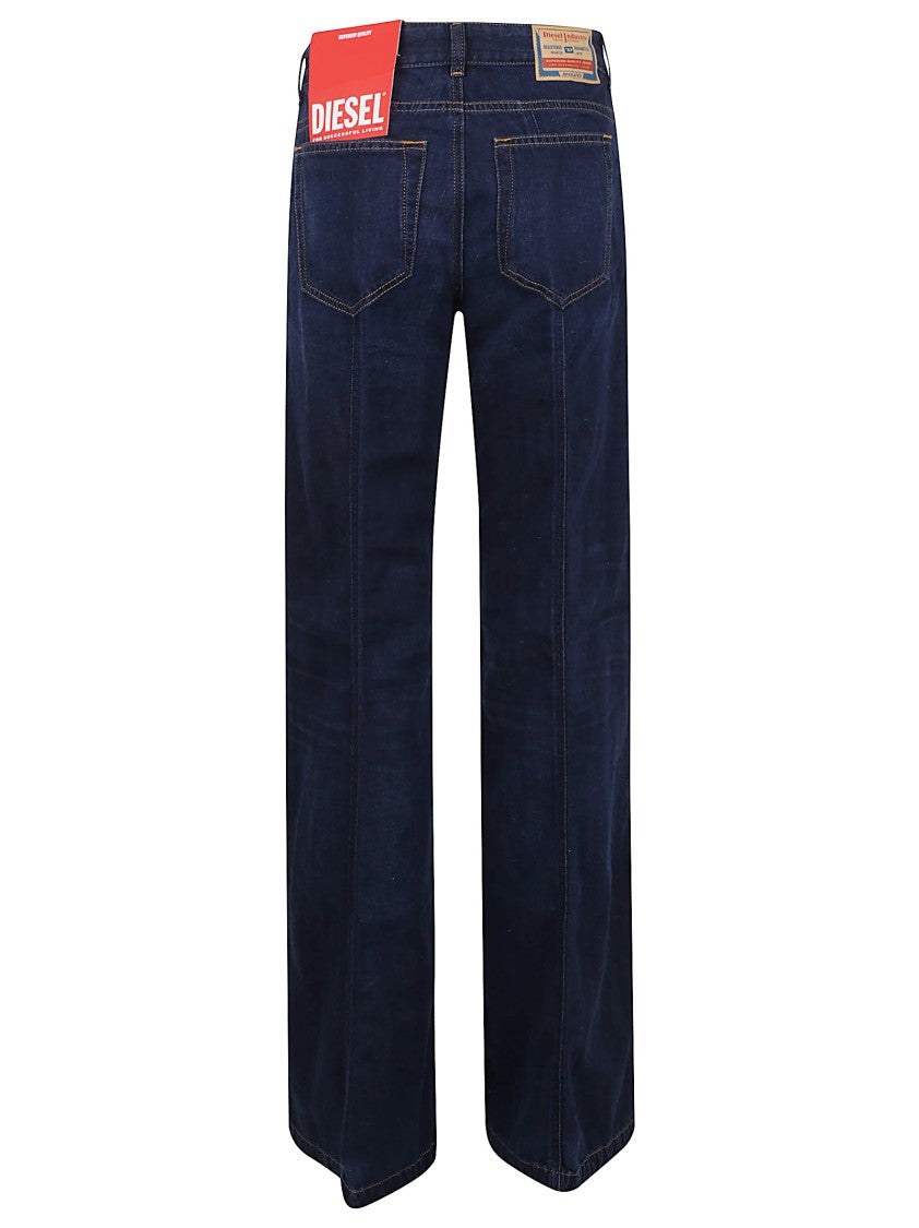 Diesel Straight-Leg Dark Wash Jeans