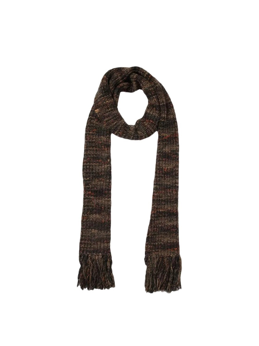 Isabel Marant Textured Knitted Scarf With Fringed Ends