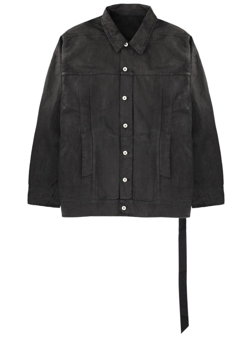 Drkshdw By Rick Owens Jumbo Worker Cotton Jacket