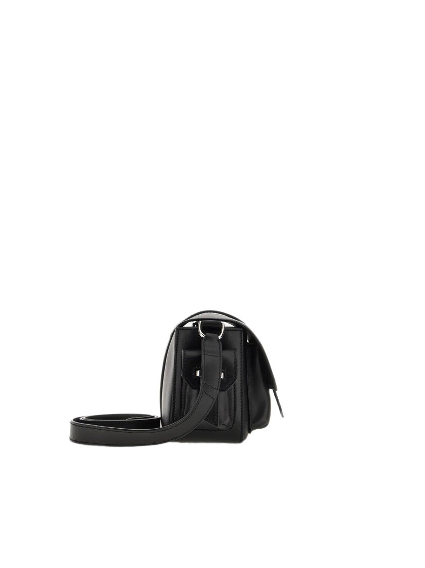 Hogan Rectangular Black Bag With Structured Silhouette