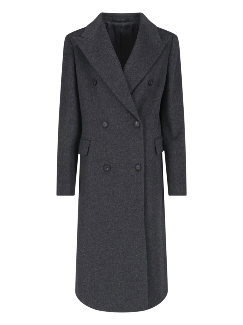 Tagliatore Grey Jole Virgin Wool Coat