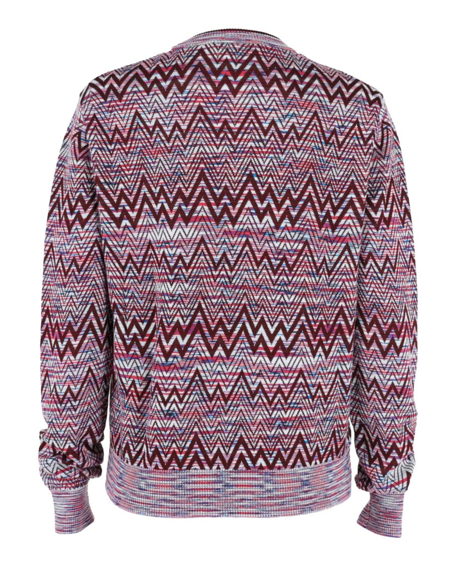 M Missoni Oversized Zigzag Sweater