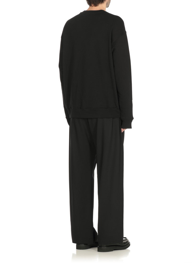 Moschino Black Cotton Sweatshirt