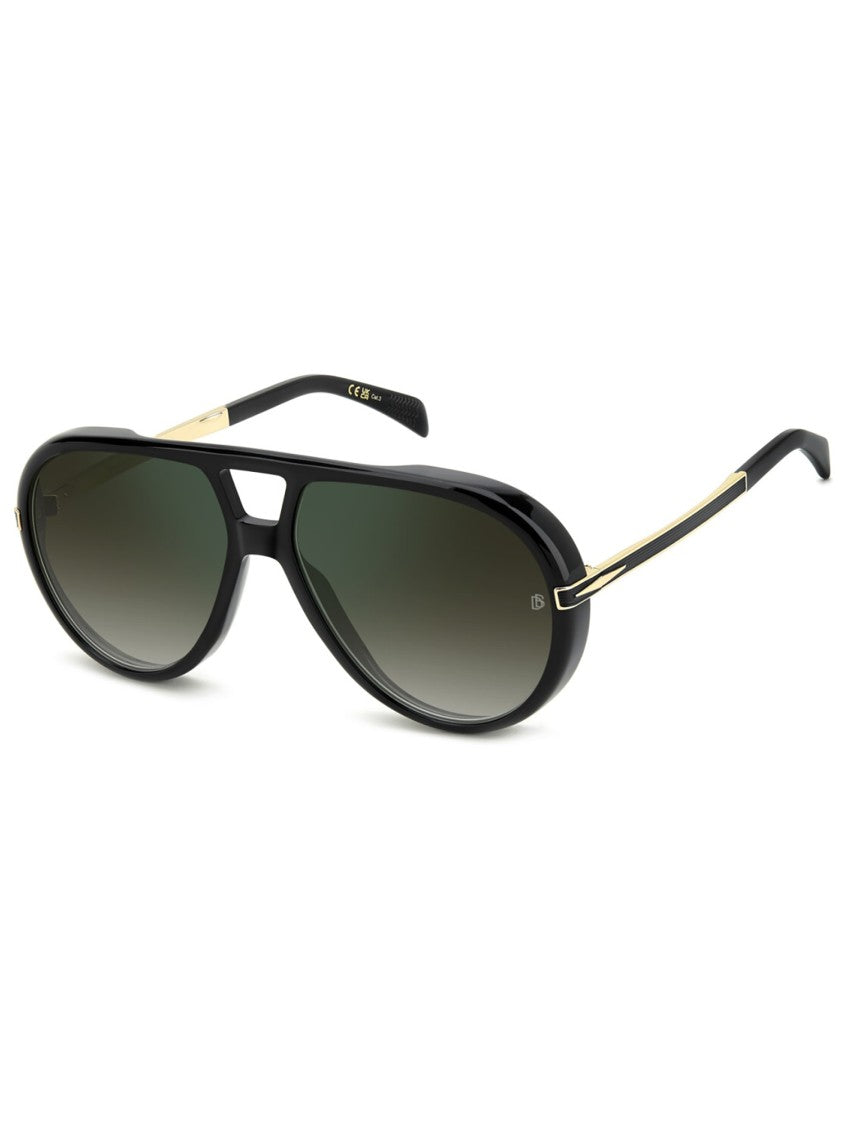 David Beckham Db 99/Voyager Aviator Metal Sunglasses