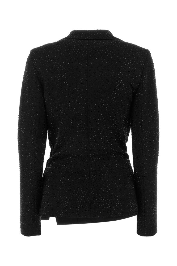 Giorgio Armani Embellished Crepe Blouse