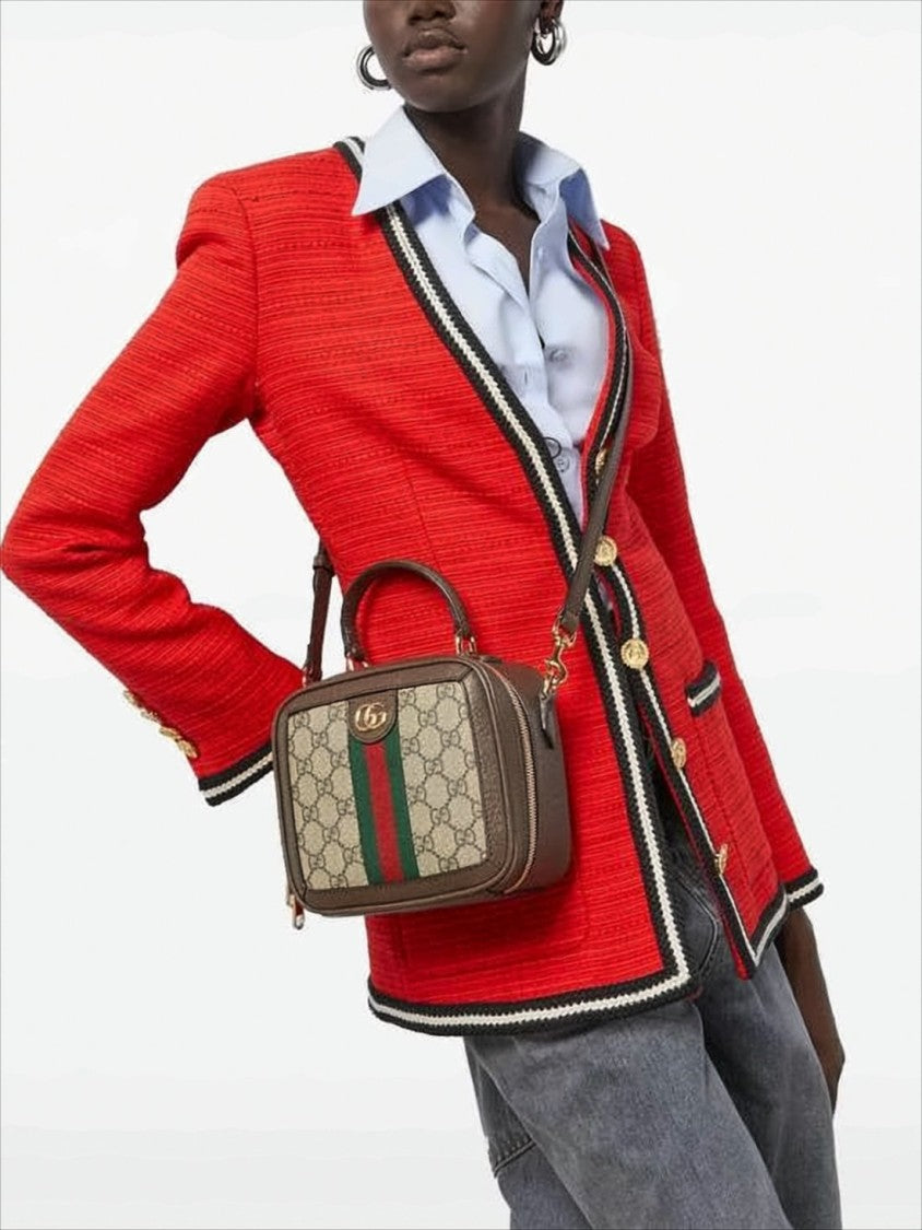 Gucci Signature Monogram Canvas Tote Bag