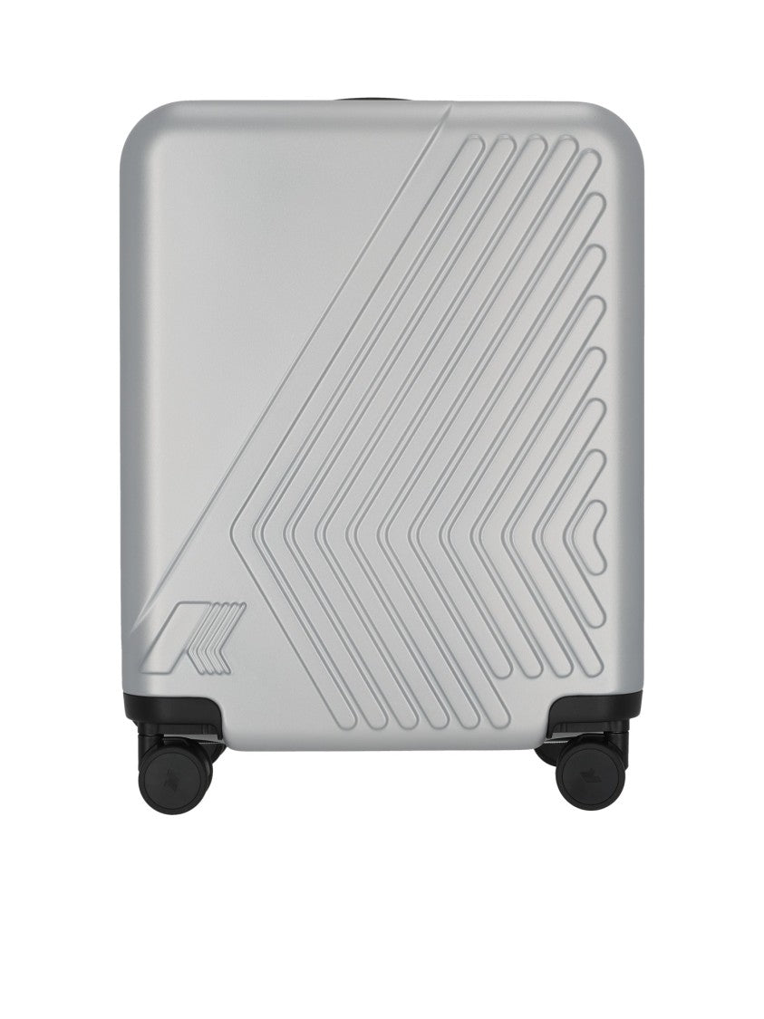 K-Way Compact Hard-Shell Eudoxie Trolley With Embossed Patterns