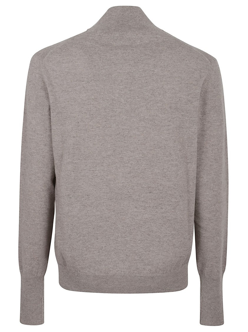Ballantyne Pure Cashmere Half-Zip Pullover