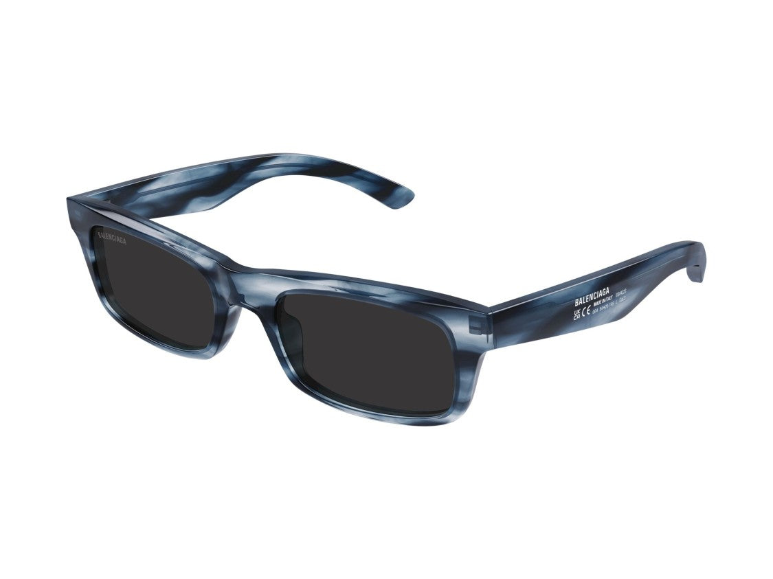 Balenciaga Bb0422s Marbled Rectangular Sunglasses