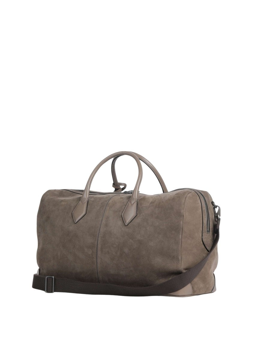 The Bridge Travel Soft Brushed Calf Leather Travel Bag