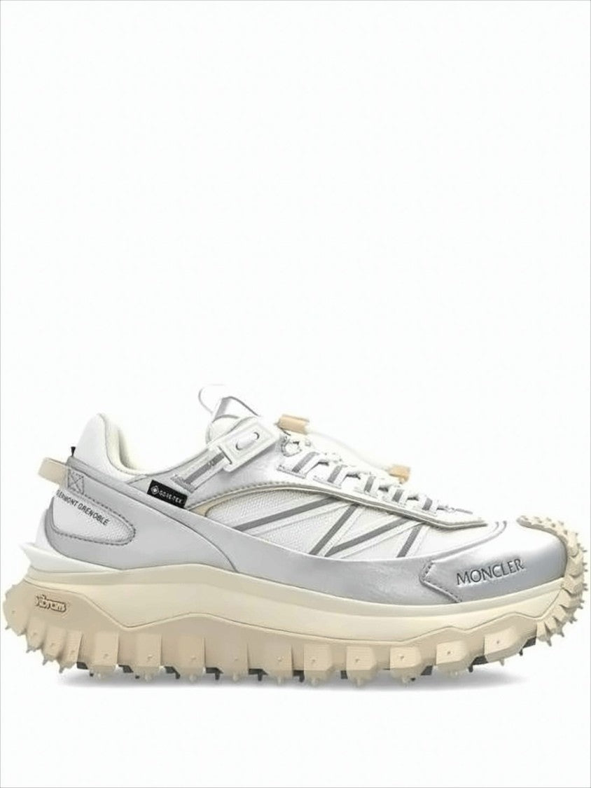 Moncler Sporty Sneakers With Mesh And Polyester Layers