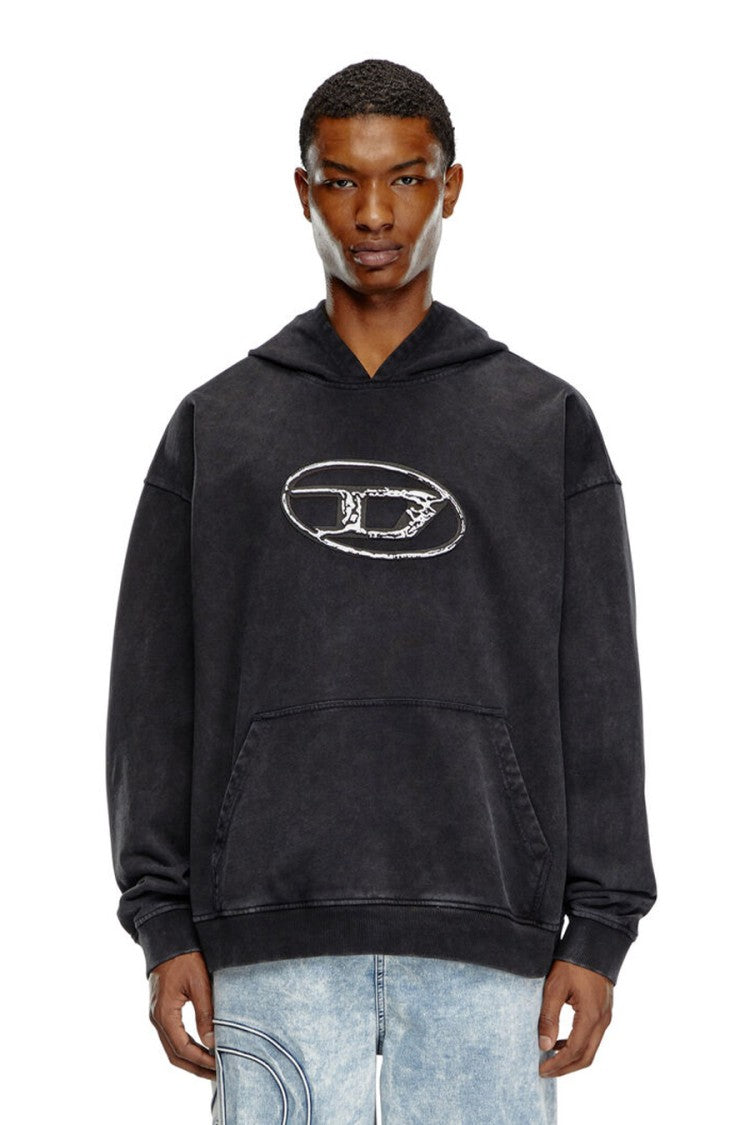 Diesel Multicolor Cotton Diesel Sweatshirt With Distinctive Logo Design