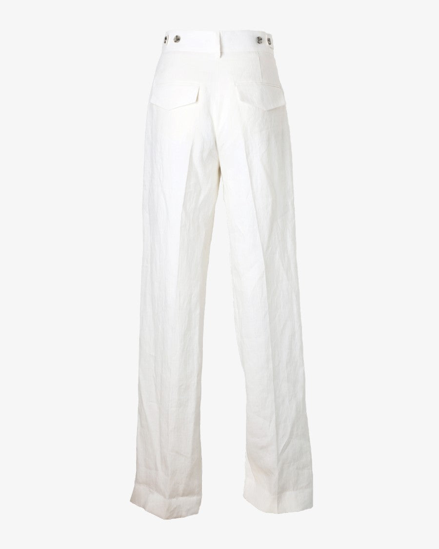 Paul Smith Relaxed Wide-Leg Trousers With Crisp Finish